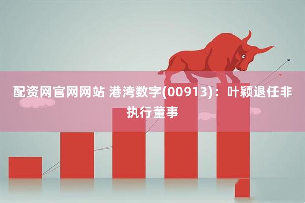 配资网官网网站 港湾数字(00913)：叶颖退任非执行董事